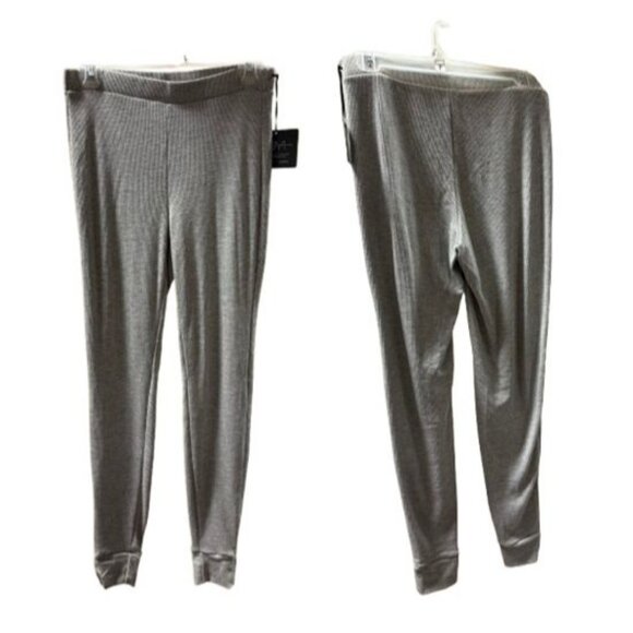 DYI Women's Waffle Jogger Pants Heather Grey Size Small - Picture 4 of 9